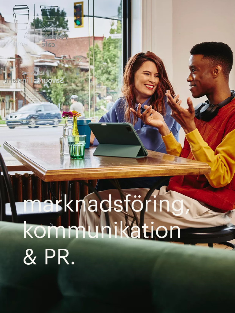 marknadsföring, kommunikation och PR