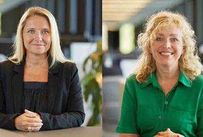 Camilla Campelo, HR-direktör & Catrine Jack, Head of Public Affairs.