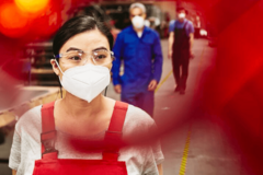 woman at work